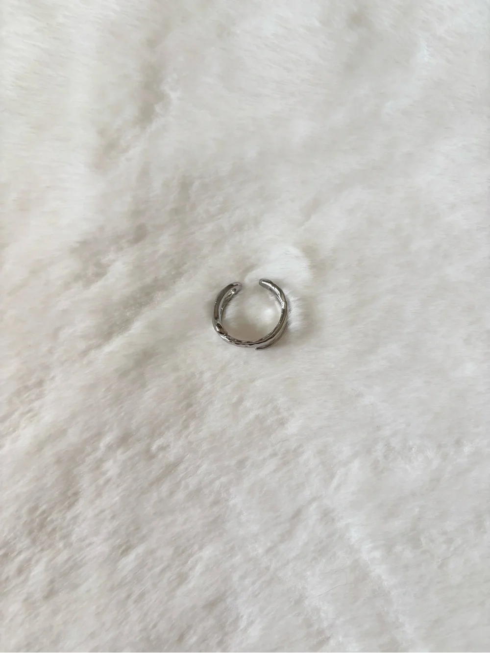 5/$15 🩷 MUST BUNDLE Silver Open Spiral Women's Ring